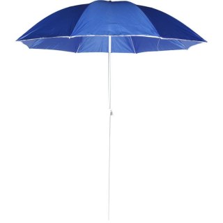 Niebieski Parasol Plażowy o Średnicy 180 cm z Regulowaną Wysokością i Mocną Tkaniną 170T