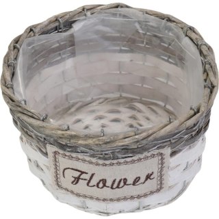 Osłonka Dekoracyjna Koszyczek Flower Duża Szary