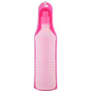 Butelka na wodę dla zwierząt różowy 500 ml DC05