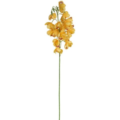 Gałązka storczyka dzwonkowatego w kolorze żółtym 84 cm