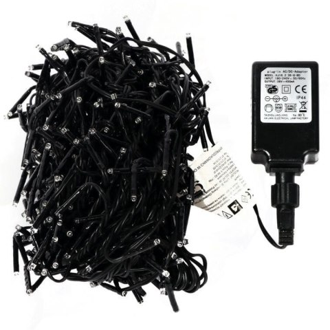 Lampki choinkowe 384 led energooszczędna gąsienica 10m zimny biały