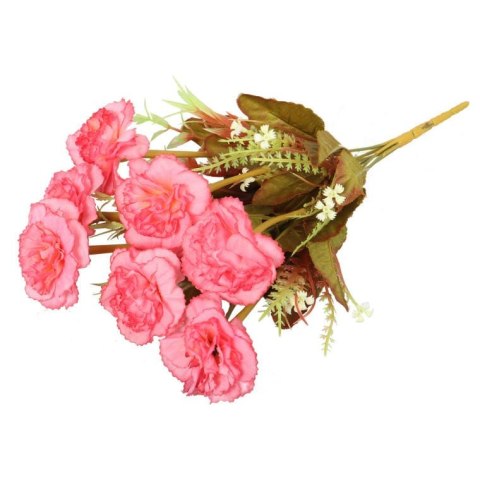 Bukiet 7 goździków w jesiennym kolorze łososiowym