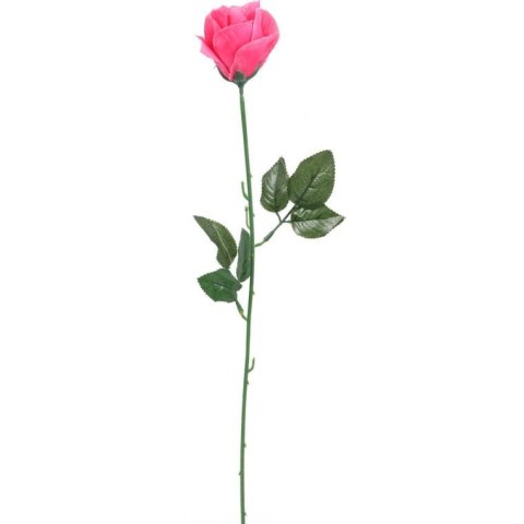 Róża pojedynka w kolorze różowym 68 cm