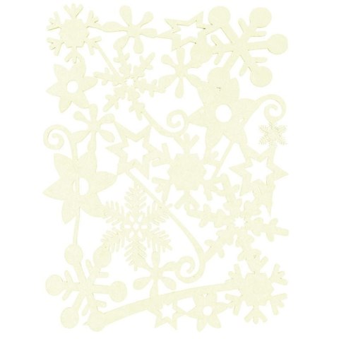Serweta filcowa, kremowa, FILCSERW-6