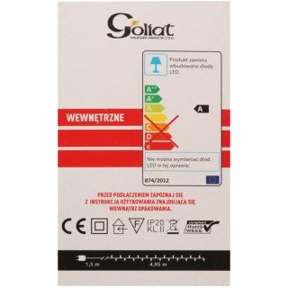 Lampki Choinkowe LED Multikolor 100 Sztuk o Długości 5m, Energooszczędne