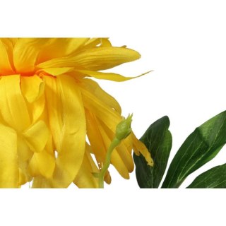 Dalia - Sztuczny Kwiat na Gałązce, Kolor Żółty, Wysokość 70 cm