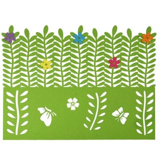 Podkładka deserowa wiosenna zielona 41x30 cm