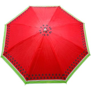 Rozkładany Parasol Plażowy Arbuza 180 cm z Regulowaną Wysokością