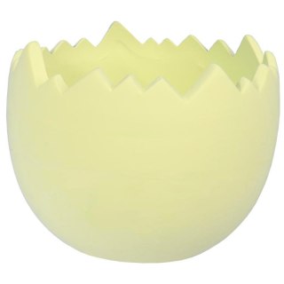 Skorupka ceramiczna pojemnik na rzeżuchę zielona 11 cm