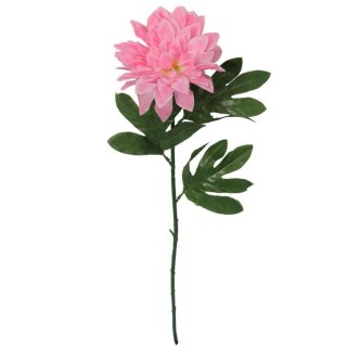 Sztuczny Kwiat Cynia, Kolor Jasny Róż, Wysokość 70 cm