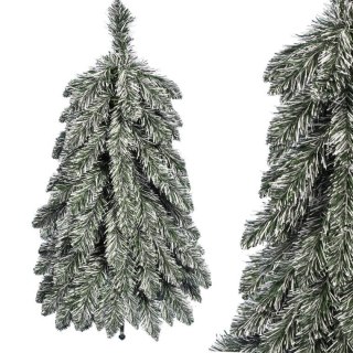 Choinka Dekoracyjna OLA 70 cm Zielono-Biała do Użytku Wewnętrznego