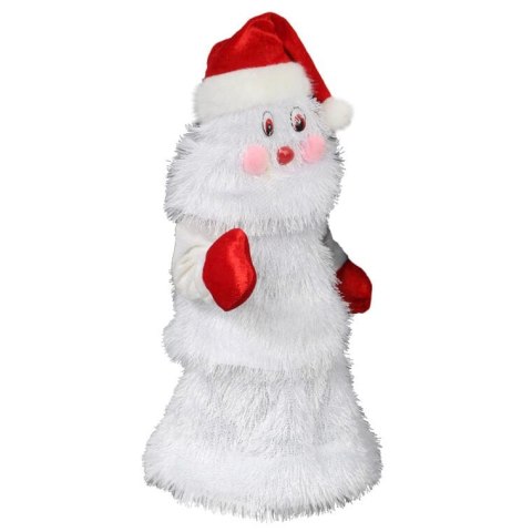 CHOINKA TAŃCZĄCA ALLEGRIA, LED, GRAJĄCA, BIAŁA, 25CM, OZDOBA ŚWIĄTECZNA