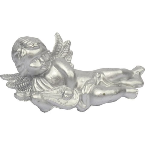 Komplet 3 Srebrnych Aniołów do Zawieszenia o Wysokości 9 cm