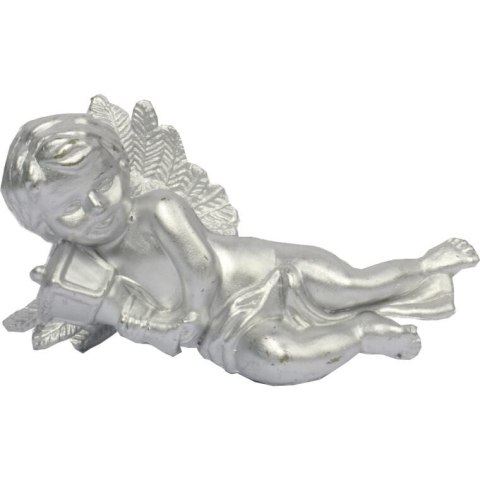 Komplet 3 Srebrnych Aniołów do Zawieszenia o Wysokości 9 cm