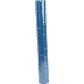 ORGANZA GRANATOWA Z NADRUKIEM BROKATOWYM 0,50 x 10 m