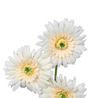 Sztuczna Gałązka Gerber w Kolorze Żółtym - 55 cm