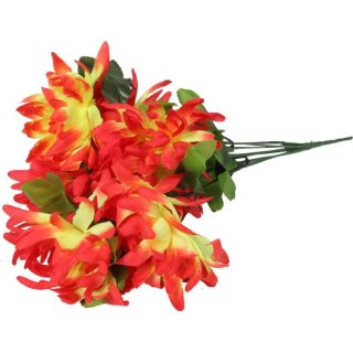 Bukiet 7 chryzantem strzępiastych 40 cm kolor pomarańczowy