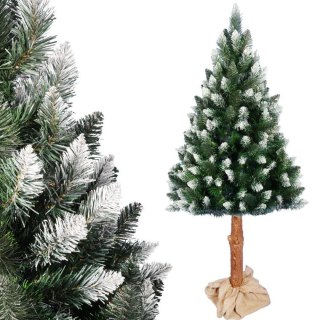 CHOINKA SZTUCZNA NA PNIU VINTERGATA 180 CM, DIAMENTOWA, BIELONA, GĘSTA