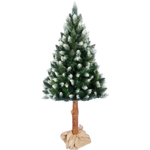 CHOINKA SZTUCZNA NA PNIU VINTERGATA 180 CM, DIAMENTOWA, BIELONA, GĘSTA