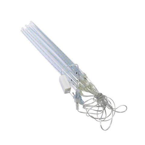 METEORY LED VINTEREN, SOPLE 30CM, 8 SZT, ZIMNA BIEL, DEKORACJA ŚWIĄTECZNA