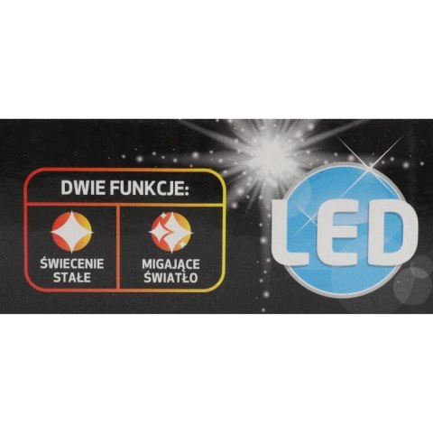 Lampki Choinkowe na Energii Słonecznej 60 LED, Kolor Ciepły Biały