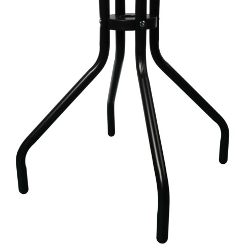 STOLIK OKRĄGŁY BISTRO OGRODOWY SZKLANY BALKONOWY 60 CM