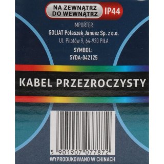 Siatka Dekoracyjna z Lampkami LED Multikolor 2x2m, Przeznaczona do Użycia na Zewnątrz i Wewnątrz, 220V