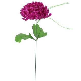 Sztuczna Chryzantema Fioletowa 45 cm - Dekoracja na Wszystkich Świętych