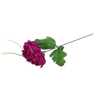 Sztuczna Chryzantema Fioletowa 45 cm - Dekoracja na Wszystkich Świętych