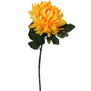Sztuczna Chryzantema Żółta 68cm - Dekoracja na Wszystkich Świętych
