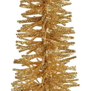 CHOINKA FIGURKA ZŁOTA BROKATOWA 50 CM
