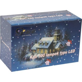 KURTYNA ŚWIETLNA SOPLE, LUMINOVA, 4,8M, 100 LED, CZERWONA, ZEWNĘTRZNA, IP44