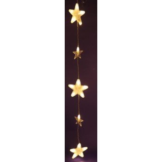 KURTYNA LED ZEWNĘTRZNA STELLARIA, GWIAZDKI, 170 LED, 2M, CIEPŁA BIEL, IP44