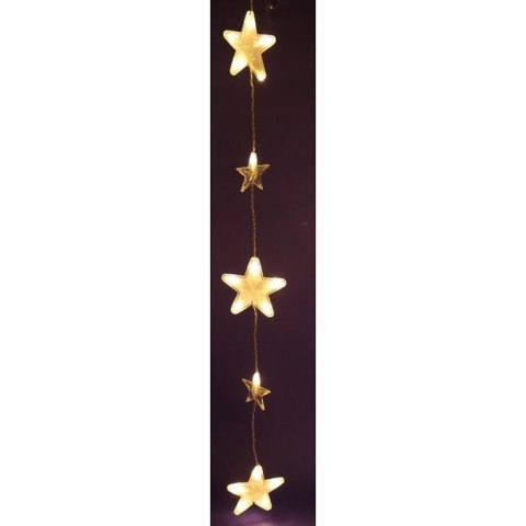 KURTYNA LED ZEWNĘTRZNA STELLARIA, GWIAZDKI, 170 LED, 2M, CIEPŁA BIEL, IP44