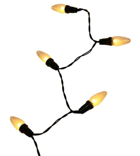 LAMPKI CHOINKOWE 40 LED LUMINES, CIEPŁA BIEL, 8.9M, ZIELONY KABEL, IP20