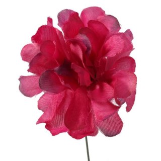 Sztuczna Chryzantema Bordowa 35 cm bez listka do Dekoracji Miejsca Pamięci
