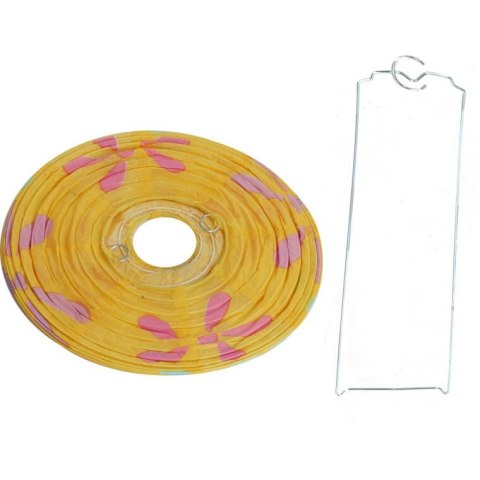 JAJKO LAMPION PAPIEROWY ROZKŁADANY 25CM ŻÓŁTY