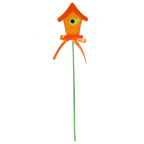 Karmnik na ptaki o wysokości 28 cm w kolorze pomarańczowym