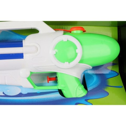 Innowacyjny Pistolet na Wodę 32cm, Biało-Zielony - Idealny na Śmigus-Dyngus