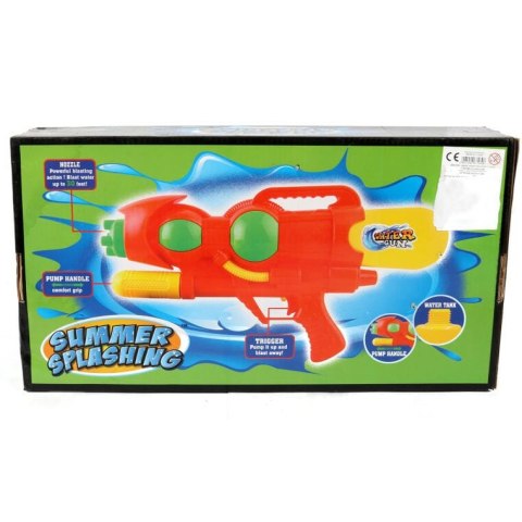 Innowacyjny Pistolet na Wodę ze Zmienionym Mocowaniem Pojemnika 37 cm - Zielony