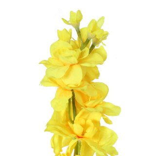 Ostróżka Dekoracyjna Żółta 70 cm - Kwiat Szlachetnej Imitacji