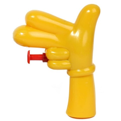PISTOLET NA WODĘ PSIKAWKA 10 cm RĄCZKA ŻÓŁTA
