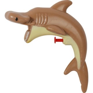 PISTOLET NA WODĘ PSIKAWKA 20 cm REKINEK BRĄZOWY