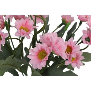 BUKIET RÓŻOWYCH MARGARETEK - 5 GAŁĄZEK - SZTUCZNE KWIATY O WYSOKOŚCI 32 CM