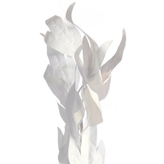 Biały Sztuczny Liść Dekoracyjny 95 cm - Realistyczny i Elegancki