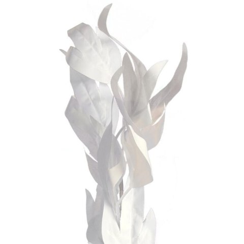 Biały Sztuczny Liść Dekoracyjny 95 cm - Realistyczny i Elegancki