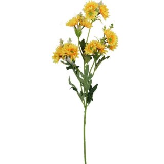MARGARETKI GAŁAZKA WIELOKWIATOWA 70 CM KOLOR ŻÓŁTY