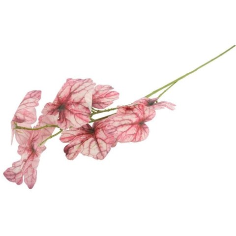 CALADIUM GAŁĄZKA LIŚCI OZDOBNYCH 82 CM KOLOR RÓŻOWY