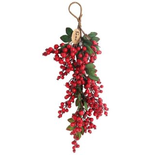 DEKORACJA Z JARZĘBINY DO ZAWIESZENIA 60 CM II