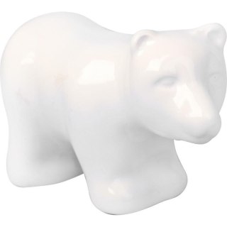NIEDŹWIEDŹ FIGURKA CERAMICZNA 13CM